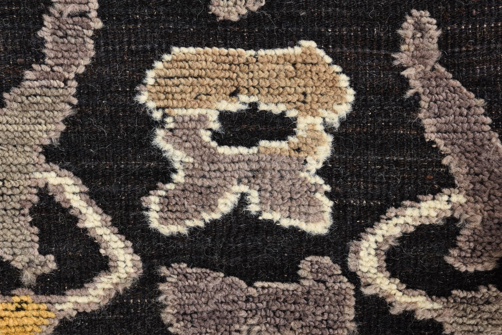 9' 3 x 12' Hand Knotted Oushak Wool Rug