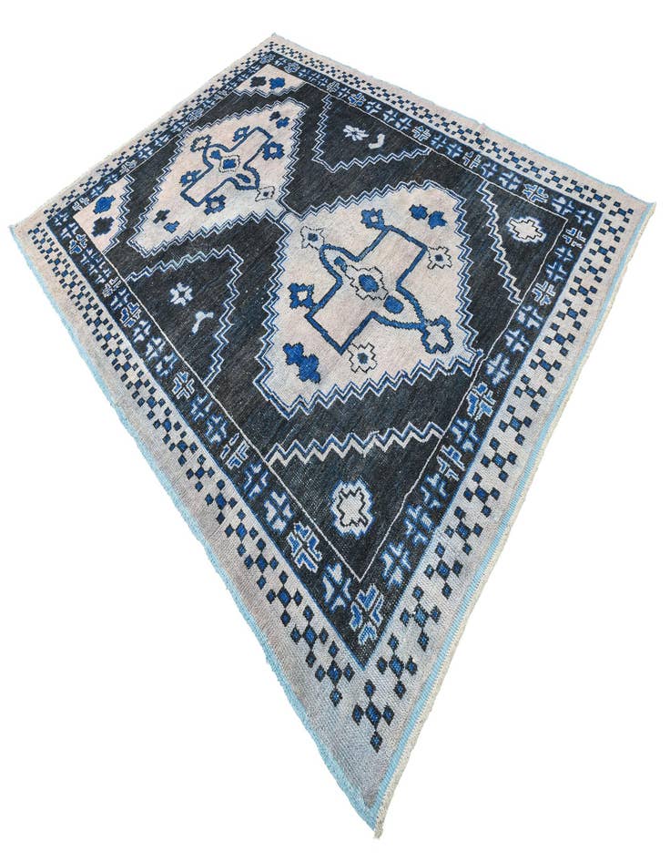 Detail image of 9' x 12' Hand Knotted Oushak Wool Rug