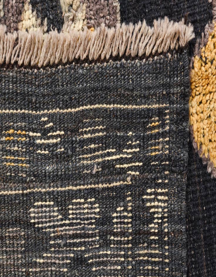 Detail image of 9' 6 x 11' 10 Hand Knotted Oushak Wool Rug