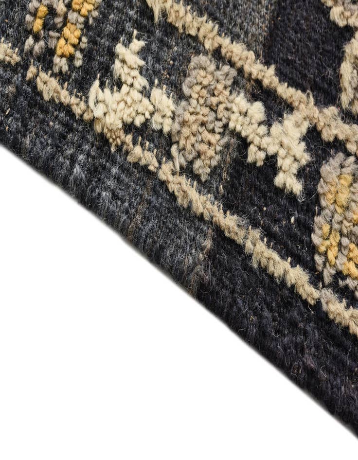 Detail image of 9' 6 x 11' 10 Hand Knotted Oushak Wool Rug