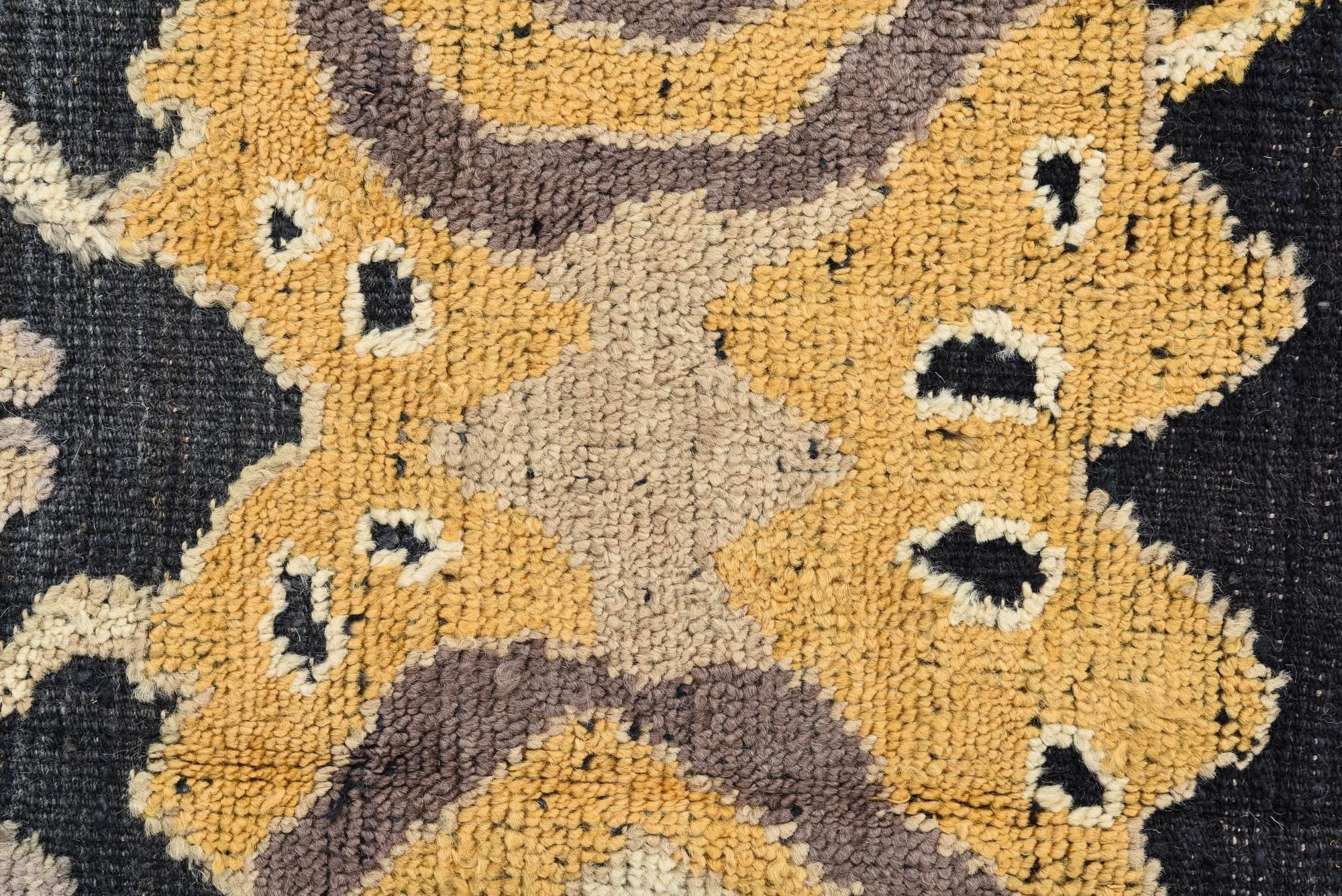 9' 6 x 11' 10 Hand Knotted Oushak Wool Rug