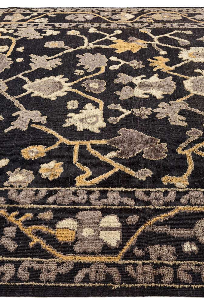 9' 4 x 11' 9 Hand Knotted Oushak Wool Rug