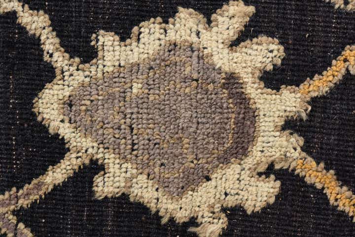 9' 4 x 11' 9 Hand Knotted Oushak Wool Rug
