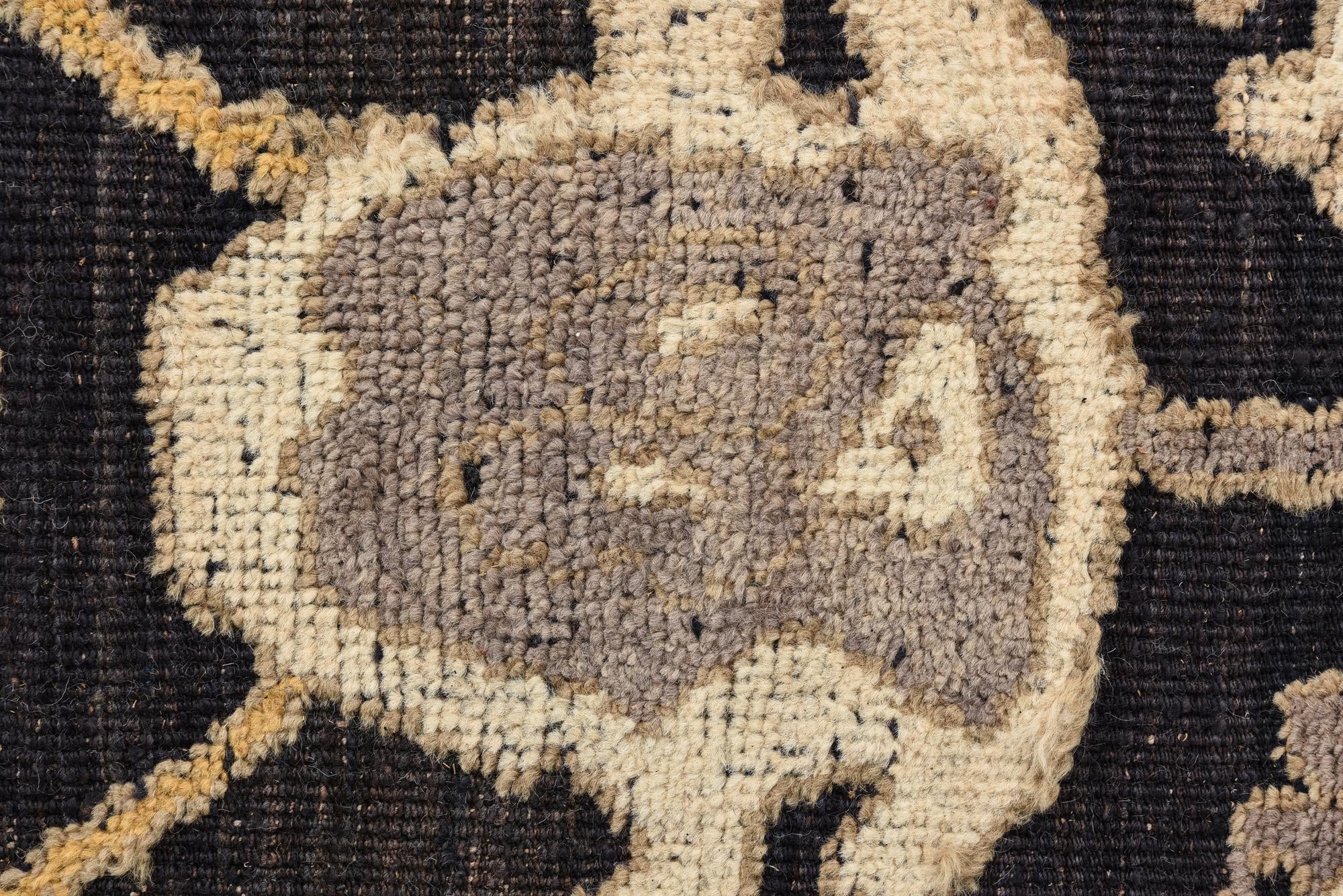 9' 4 x 11' 9 Hand Knotted Oushak Wool Rug