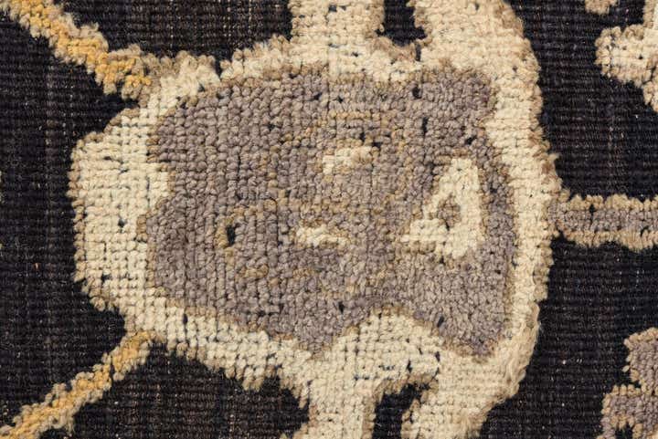 9' 4 x 11' 9 Hand Knotted Oushak Wool Rug