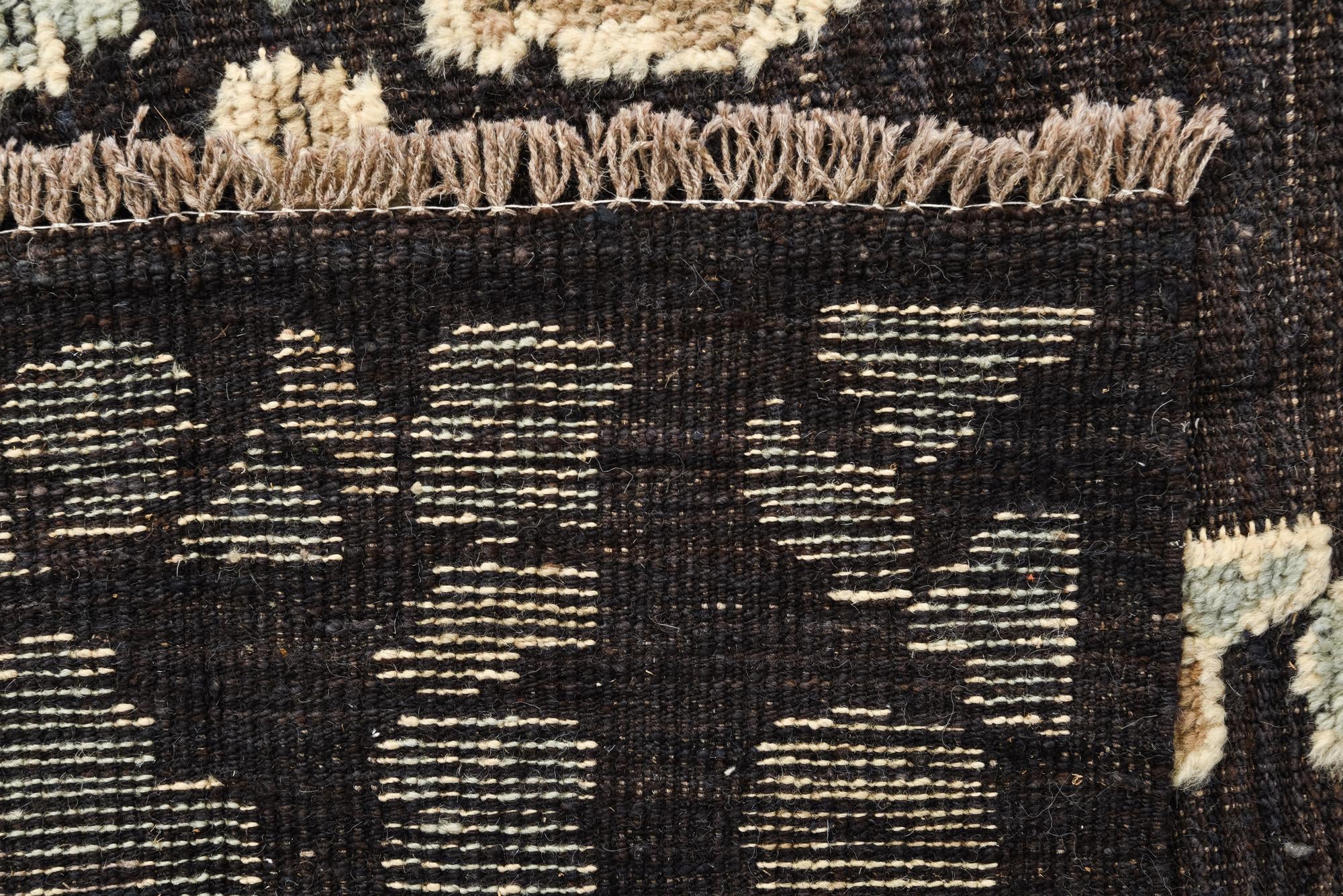 9' 3 x 11' 10 Hand Knotted Oushak Wool Rug