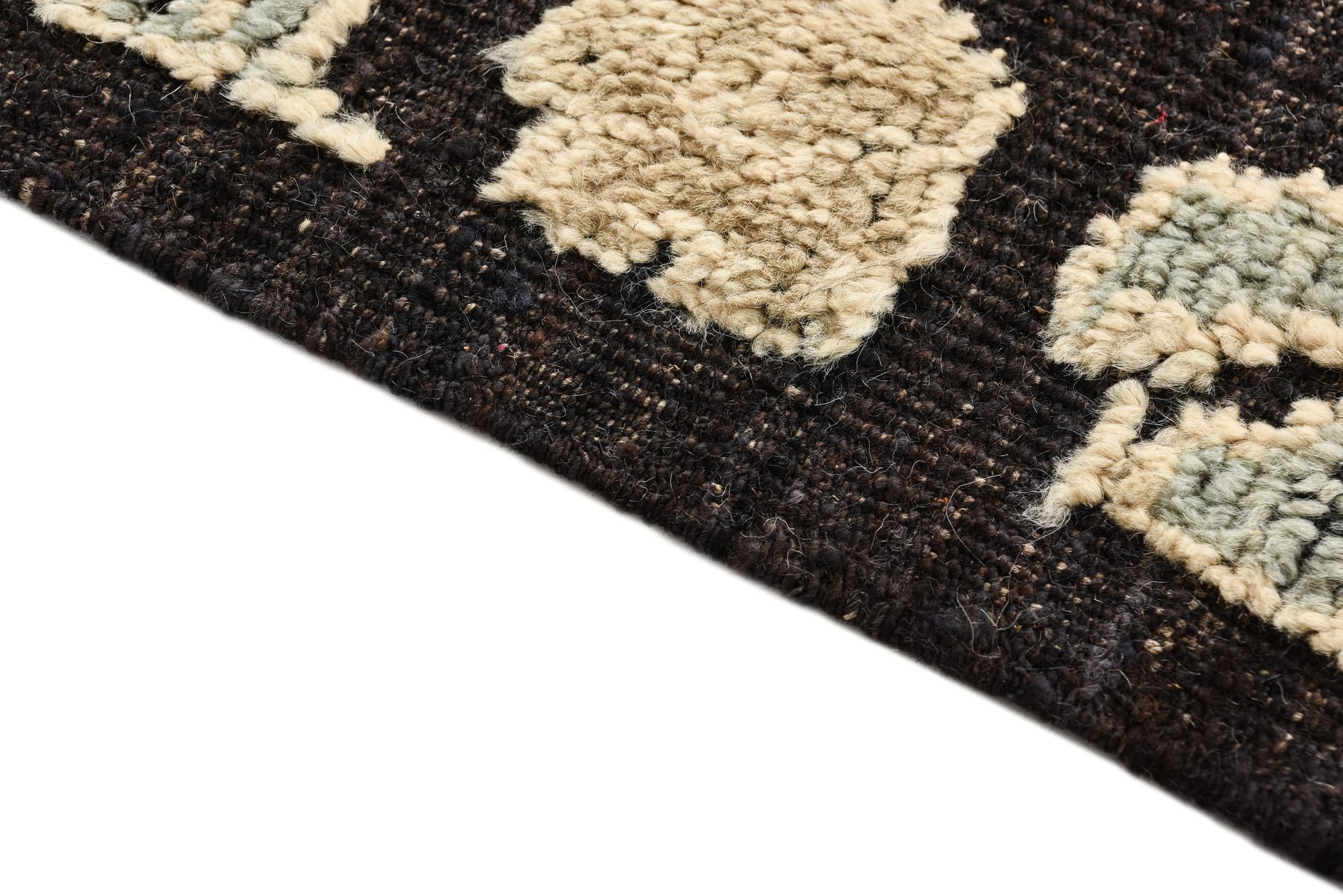 9' 3 x 11' 10 Hand Knotted Oushak Wool Rug