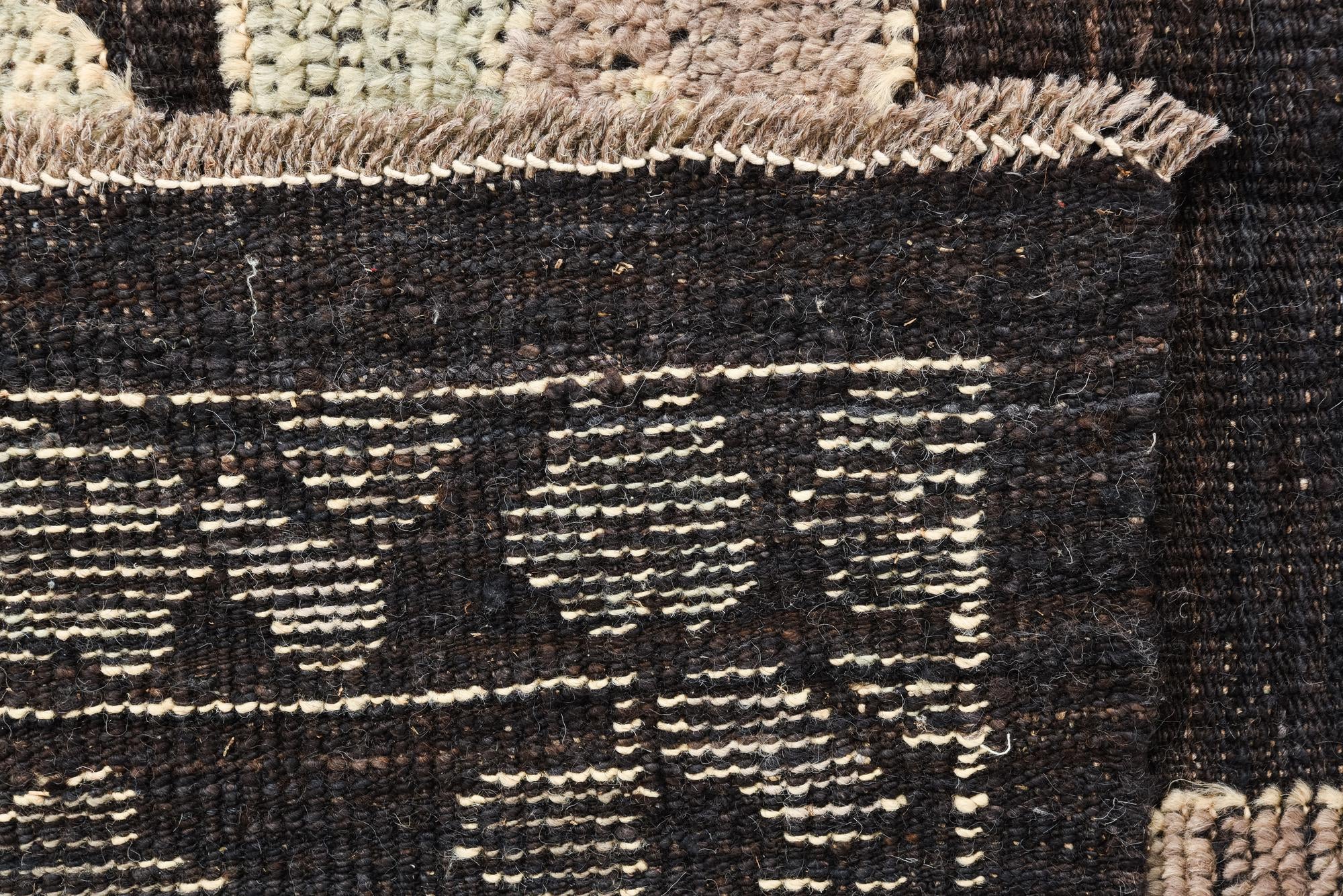 9' 6 x 12' 1 Hand Knotted Oushak Wool Rug