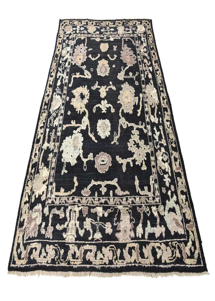 9' 4 x 12' 8 Hand Knotted Oushak Wool Rug