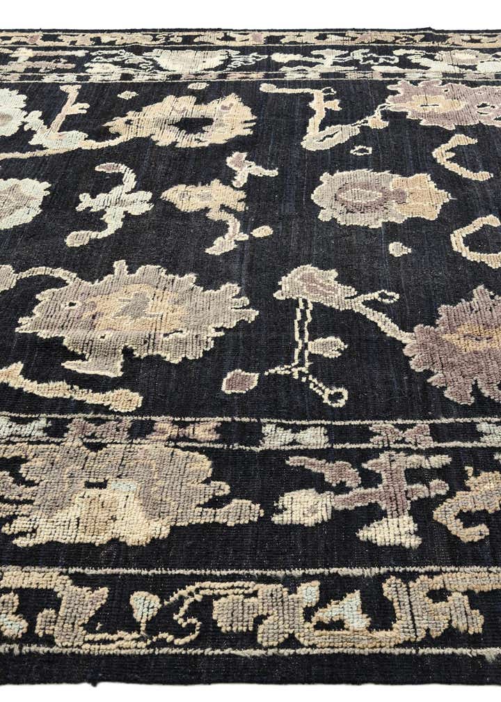 9' 4 x 12' 8 Hand Knotted Oushak Wool Rug