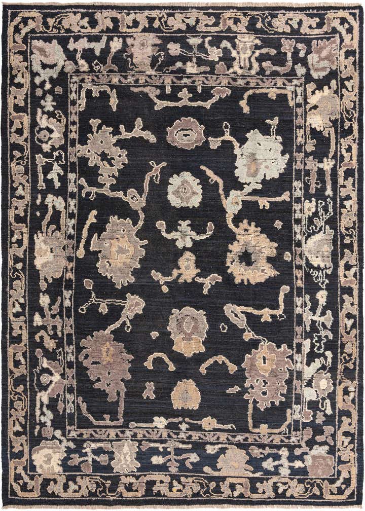9' 4 x 12' 8 Hand Knotted Oushak Wool Rug