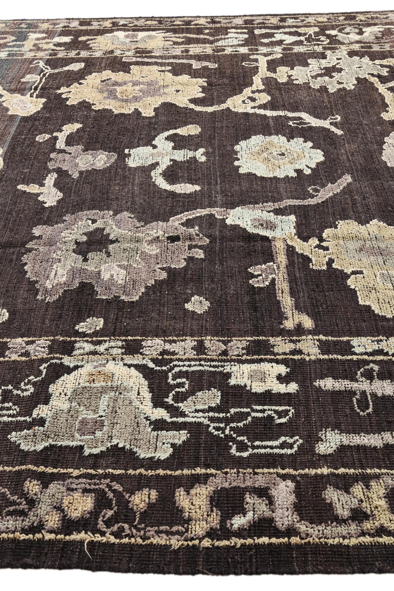 10' x 14' 2 Hand Knotted Oushak Wool Rug