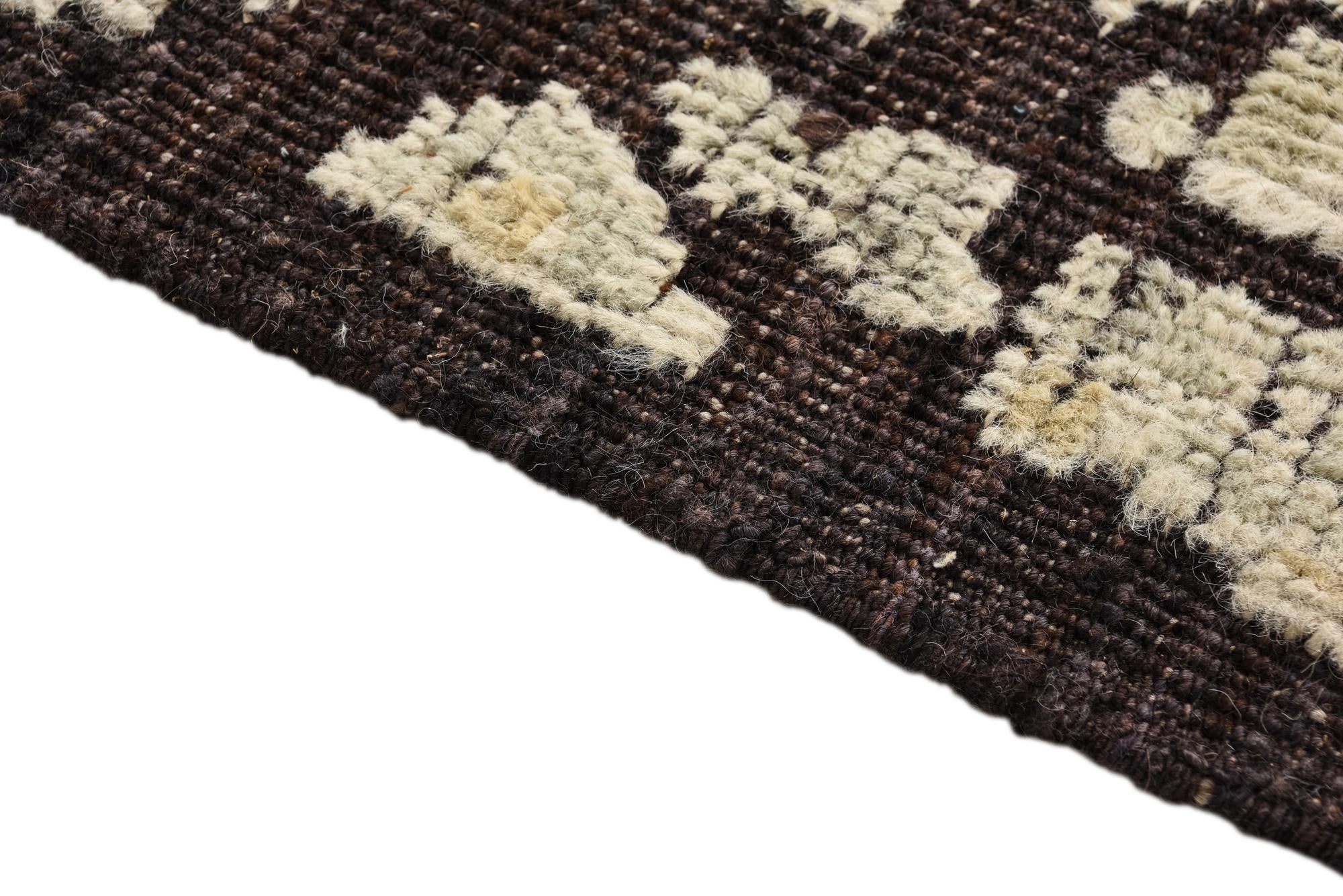 9' 4 x 12' 1 Hand Knotted Oushak Wool Rug