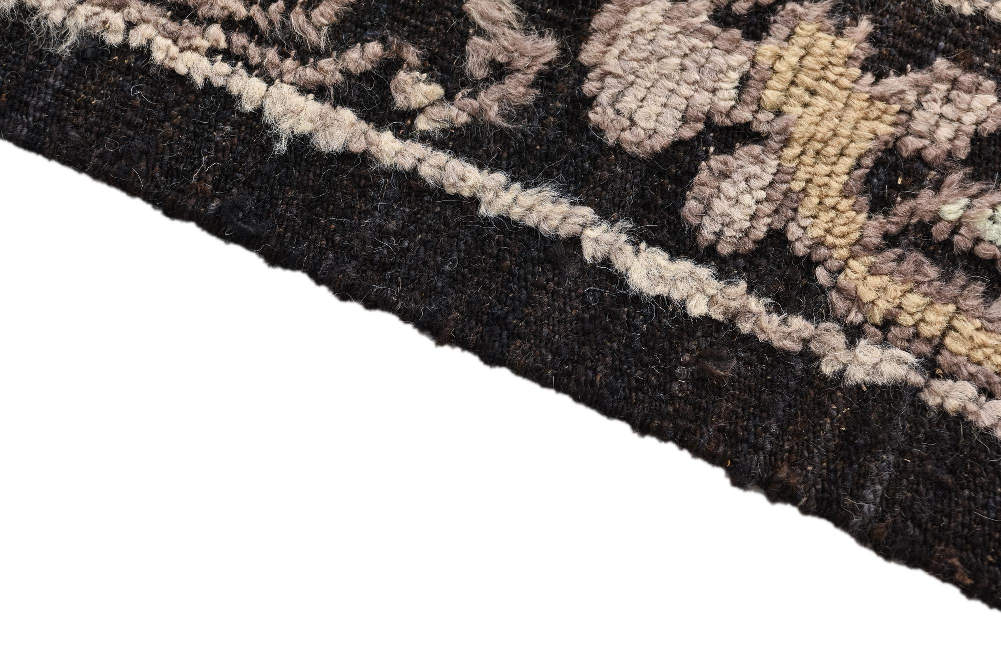 9' 4 x 12' 2 Hand Knotted Oushak Wool Rug