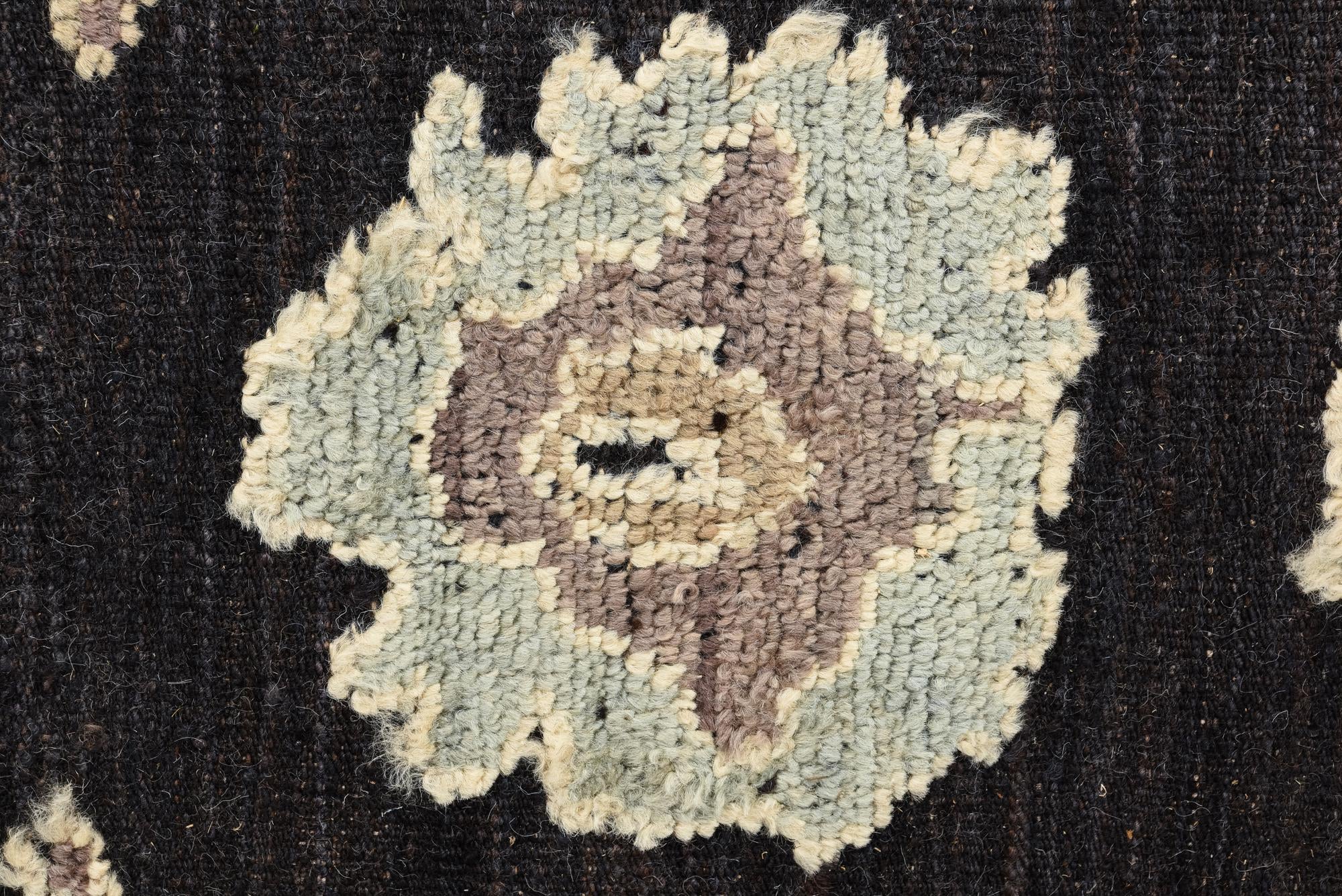 9' 4 x 12' 2 Hand Knotted Oushak Wool Rug