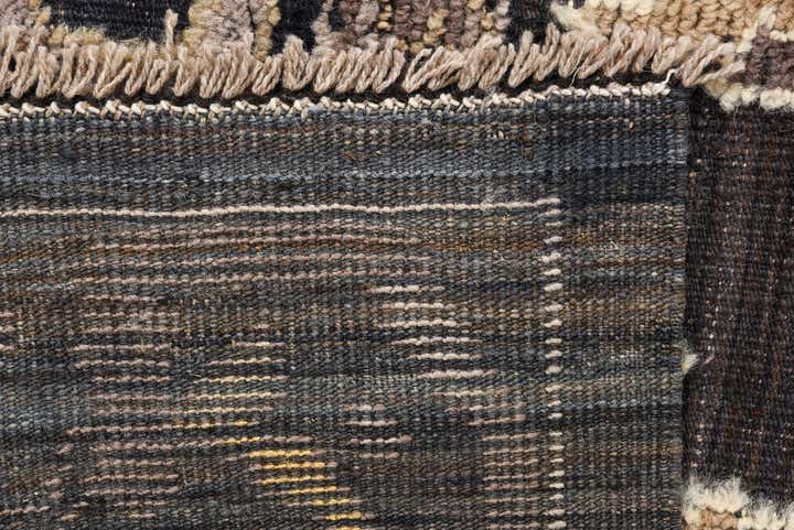 9' x 12' 7 Hand Knotted Oushak Wool Rug