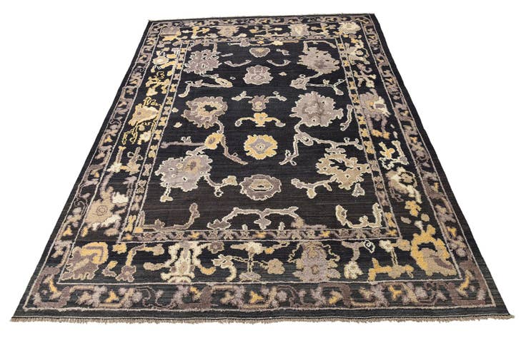 Detail image of 9' x 12' 7 Hand Knotted Oushak Wool Rug