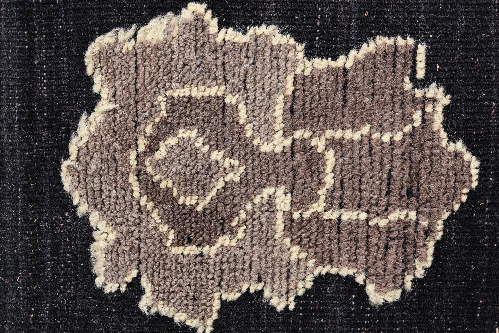 9' x 12' 7 Hand Knotted Oushak Wool Rug