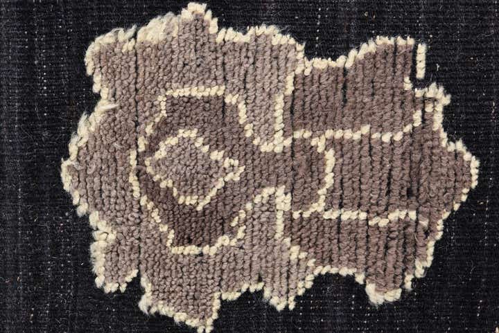 9' x 12' 7 Hand Knotted Oushak Wool Rug