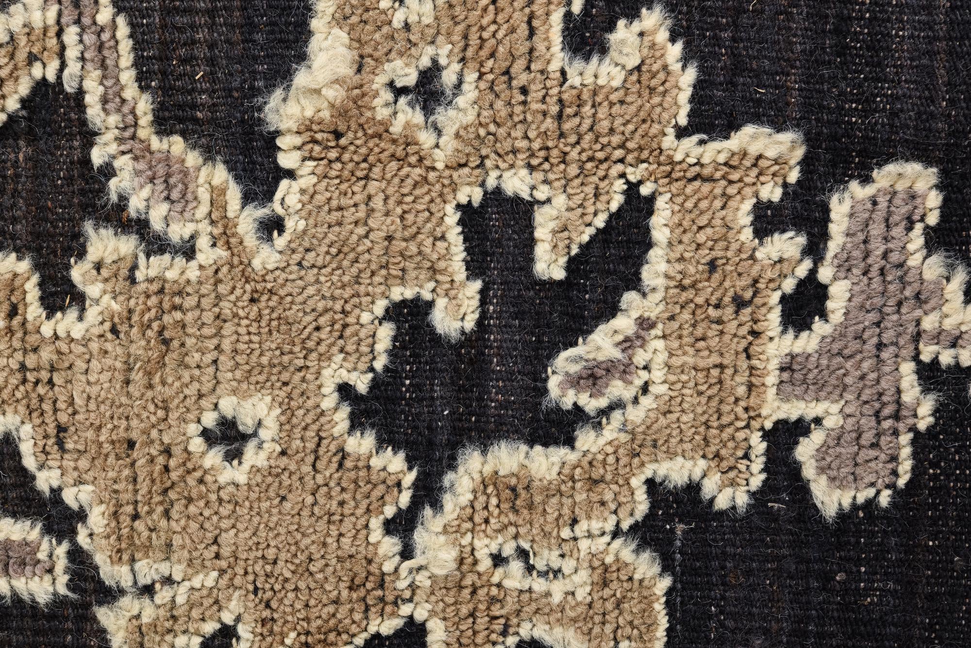 9' x 12' 7 Hand Knotted Oushak Wool Rug