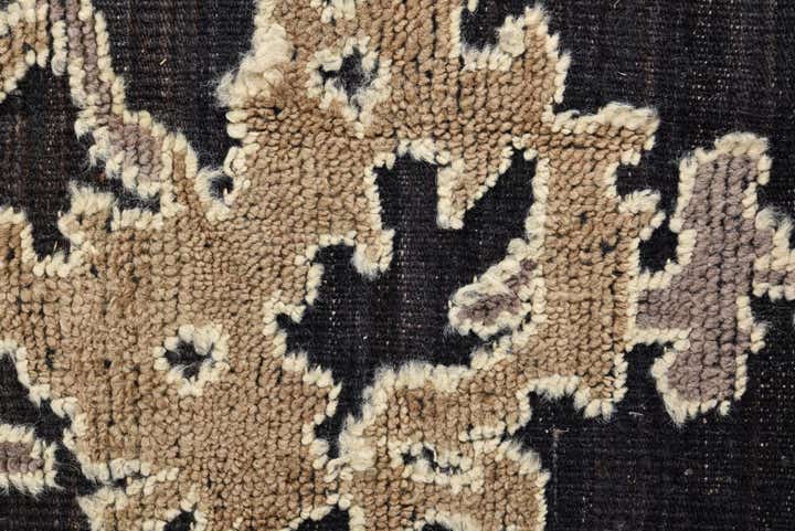 9' x 12' 7 Hand Knotted Oushak Wool Rug