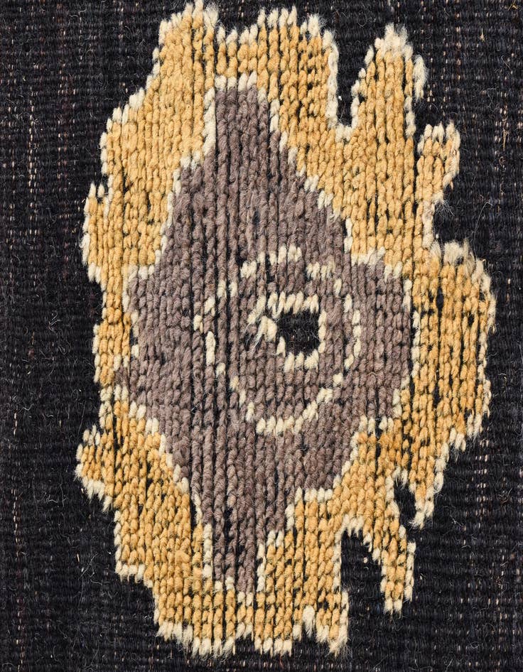 Detail image of 10' 2 x 14' 2  Hand Knotted Oushak Wool Rug