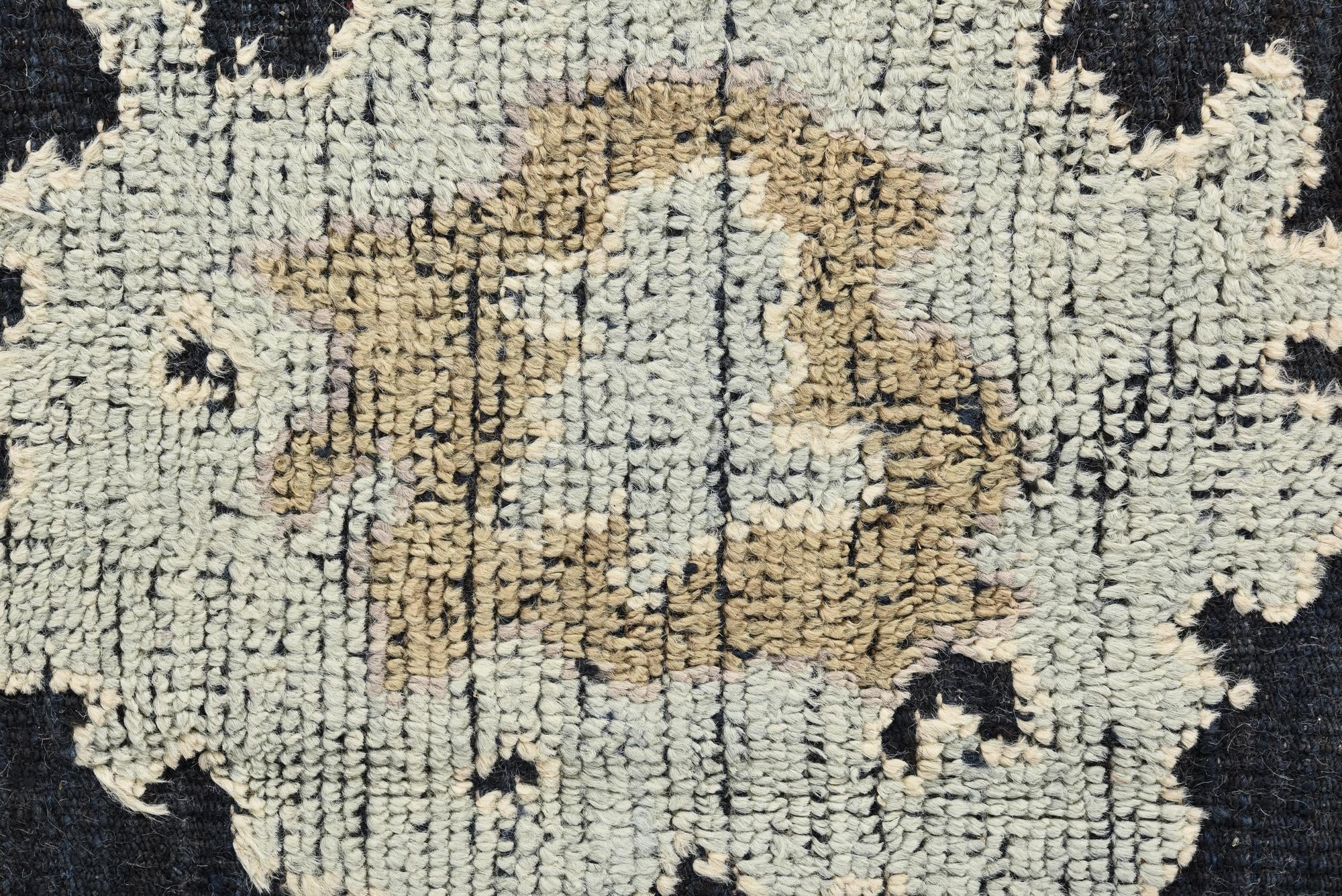 9' 3 x 12' 8 Hand Knotted Oushak Wool Rug