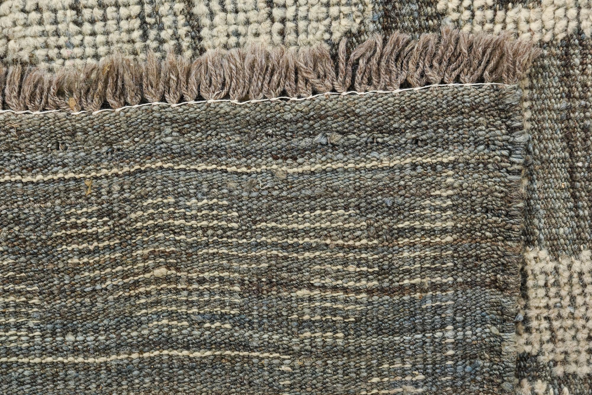 8' 10 x 12' 8 Hand Knotted Oushak Wool Rug