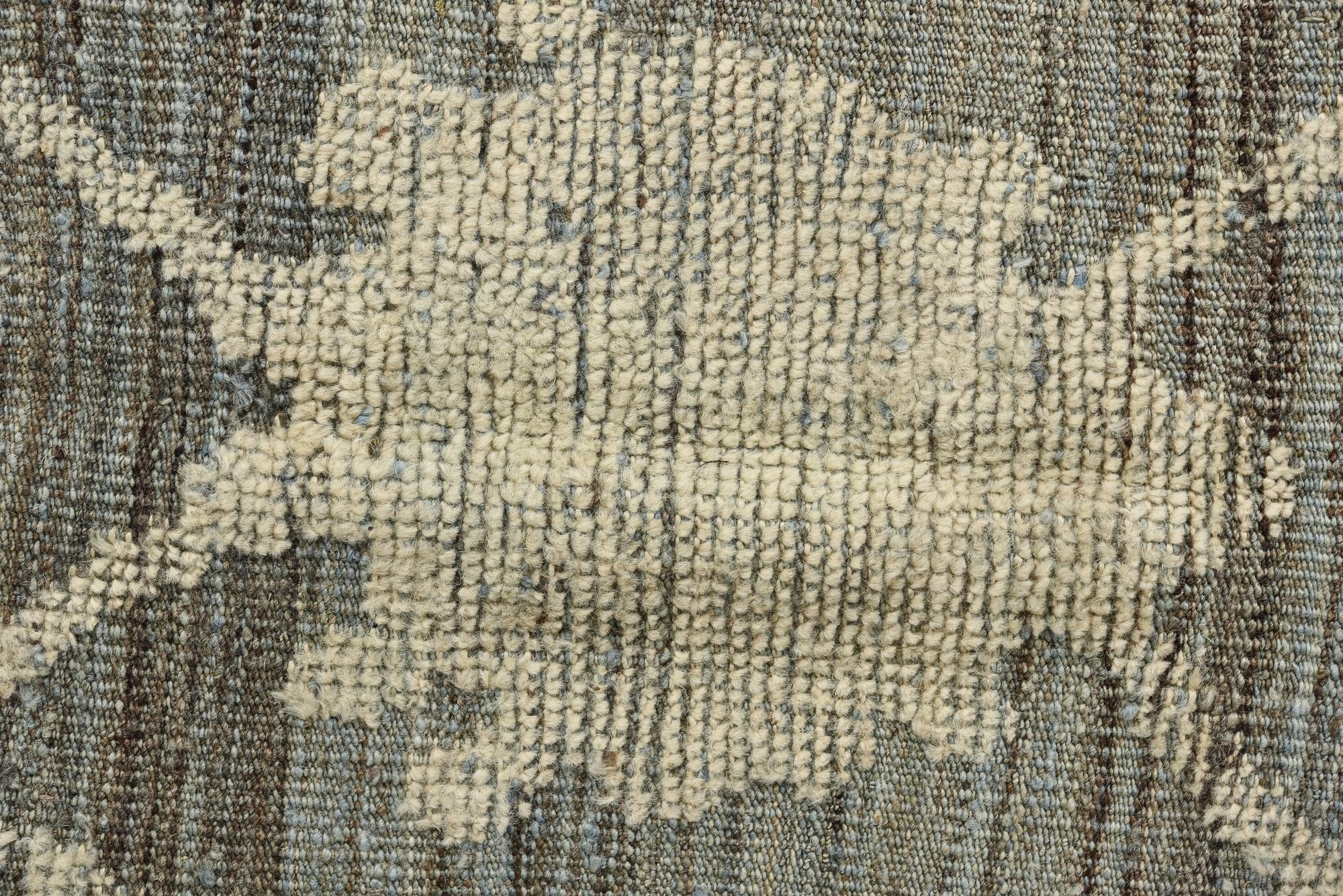 8' 10 x 12' 8 Hand Knotted Oushak Wool Rug