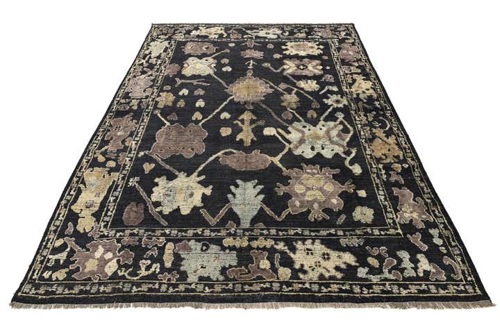 10' 1 x 14' 2 Hand Knotted Oushak Wool Rug