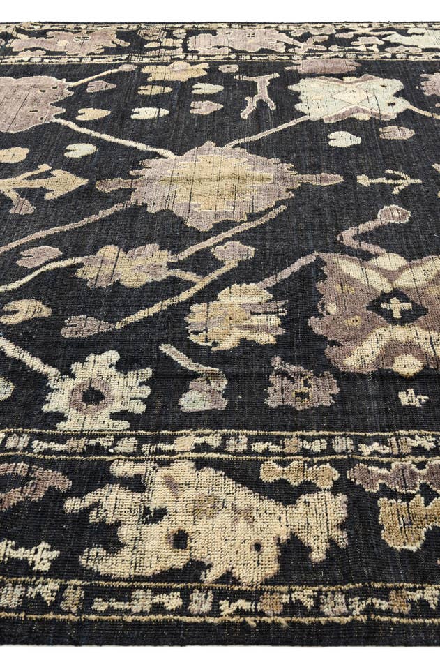 Detail image of 10' 1 x 14' 2 Hand Knotted Oushak Wool Rug