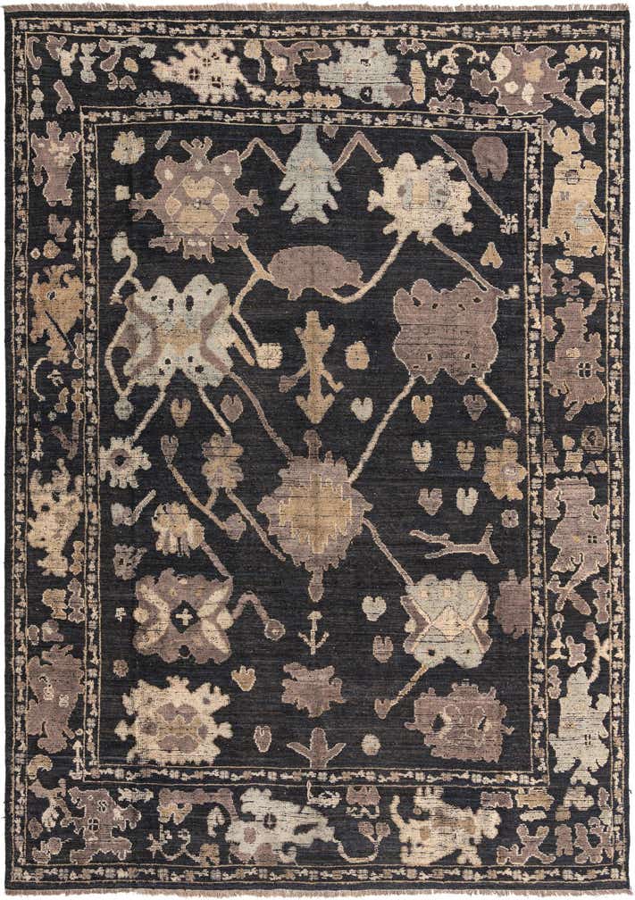 10' 1 x 14' 2 Hand Knotted Oushak Wool Rug