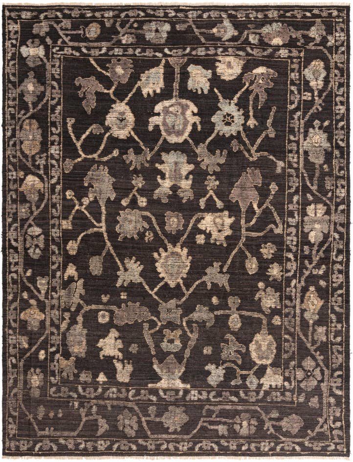 Detailansicht von 280cm x 375cm Handgeknüpft Oushak Wolle Teppich