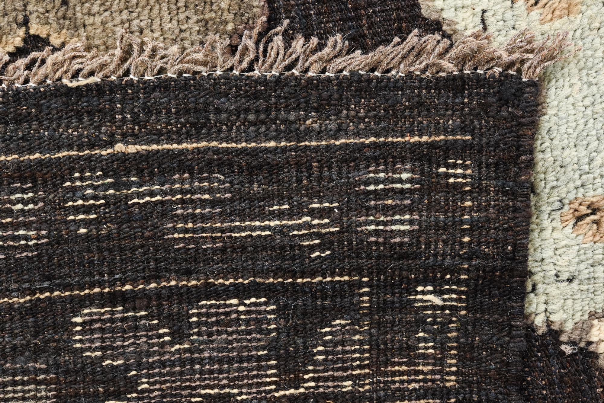 10' 5 x 14' Hand Knotted Oushak Wool Rug