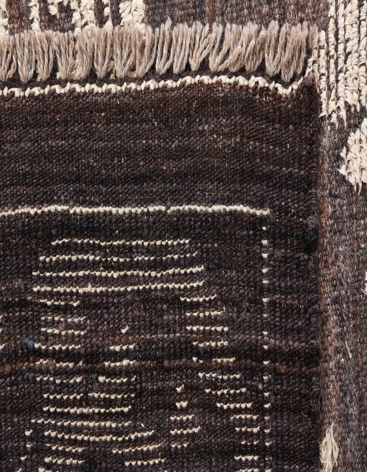 Detail image of 9' 1 x 12' 4  Hand Knotted Oushak Wool Rug