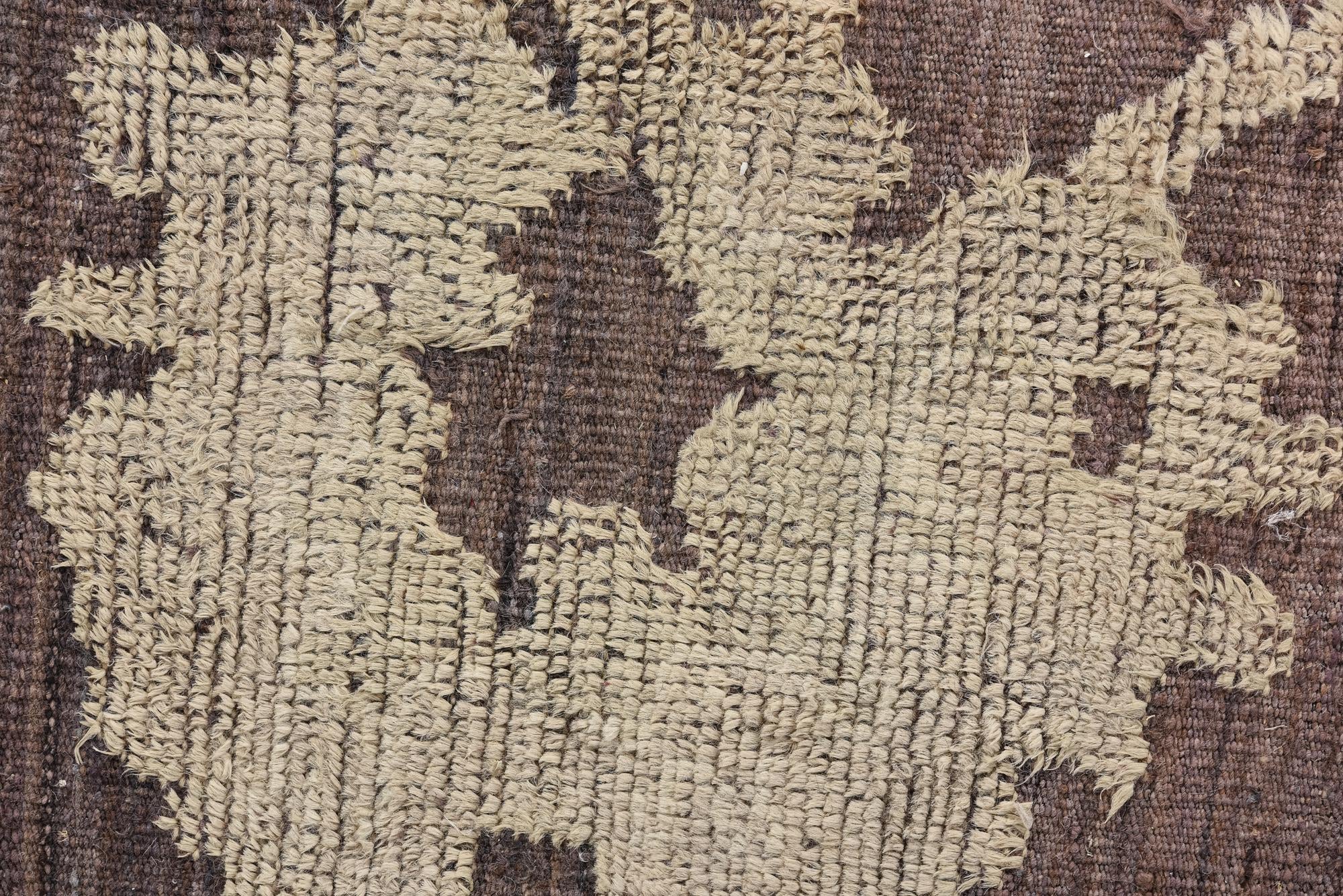 9' 1 x 12' 4 Hand Knotted Oushak Wool Rug
