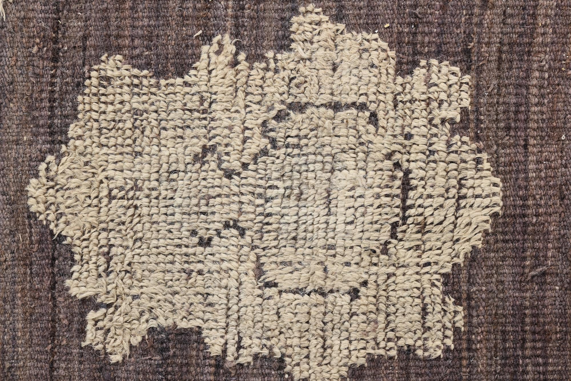 9' 1 x 12' 4 Hand Knotted Oushak Wool Rug