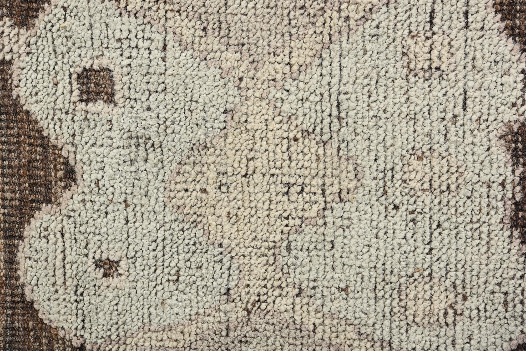 10' 2 x 14' Hand Knotted Oushak Wool Rug