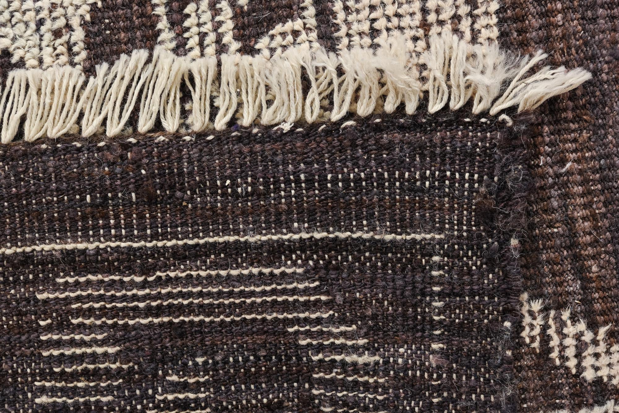 8' 9 x 12' 2 Hand Knotted Oushak Wool Rug