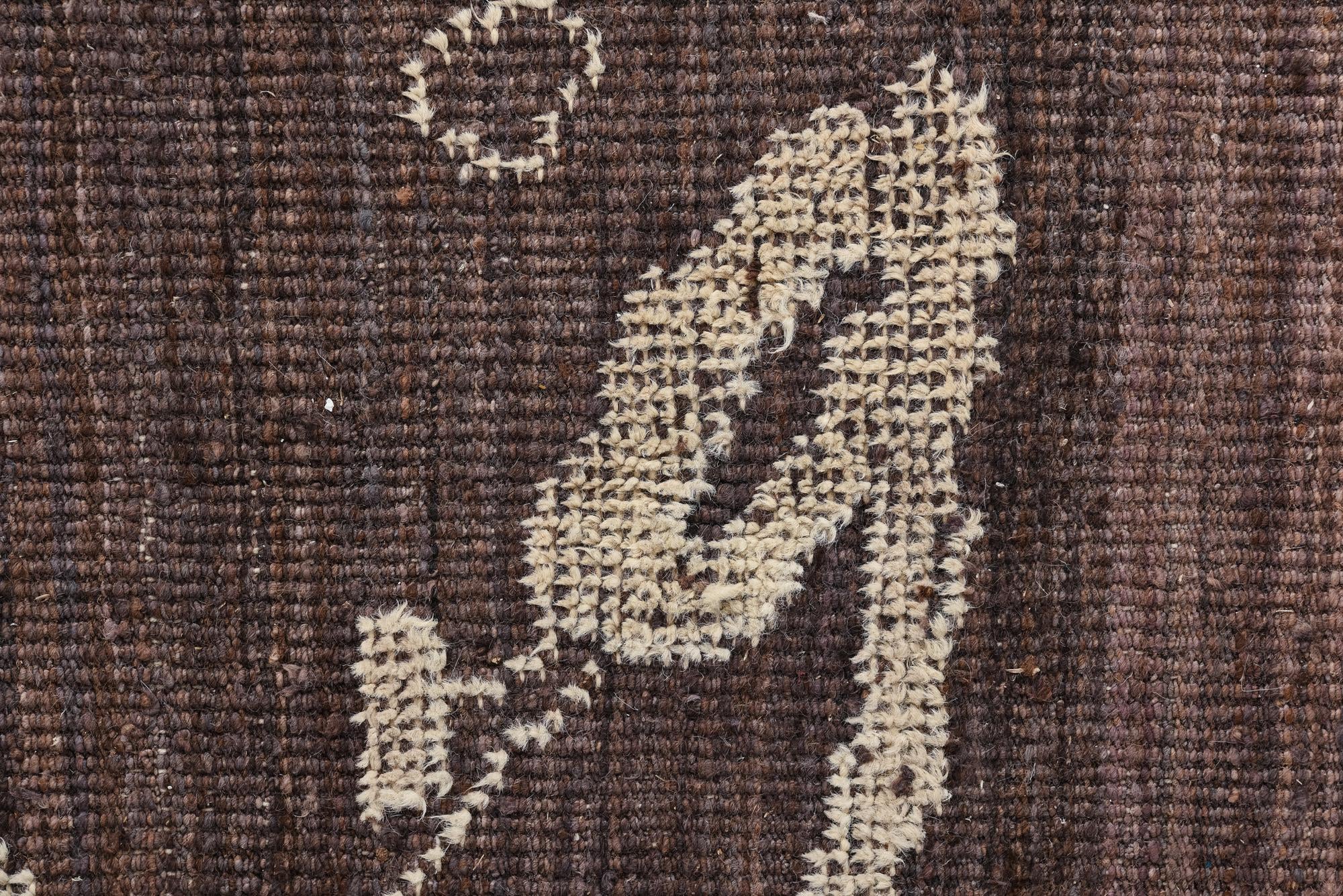 8' 9 x 12' 2 Hand Knotted Oushak Wool Rug