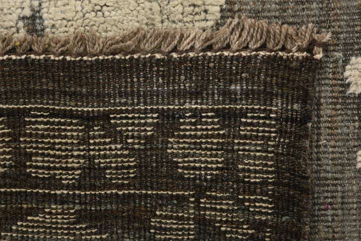 9' x 12' 4 Hand Knotted Oushak Wool Rug