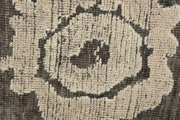 9' x 12' 4 Hand Knotted Oushak Wool Rug