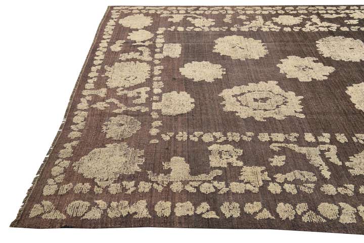 8' 2 x 10' 4 Hand Knotted Oushak Wool Rug