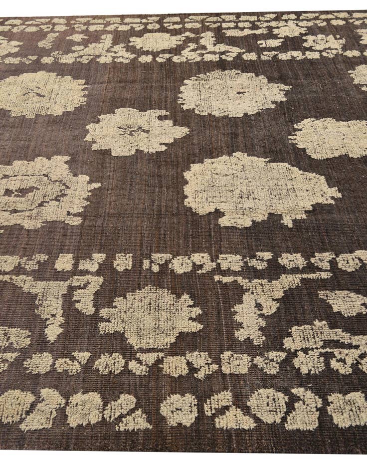 Detail image of 8' 2 x 10' 4  Hand Knotted Oushak Wool Rug