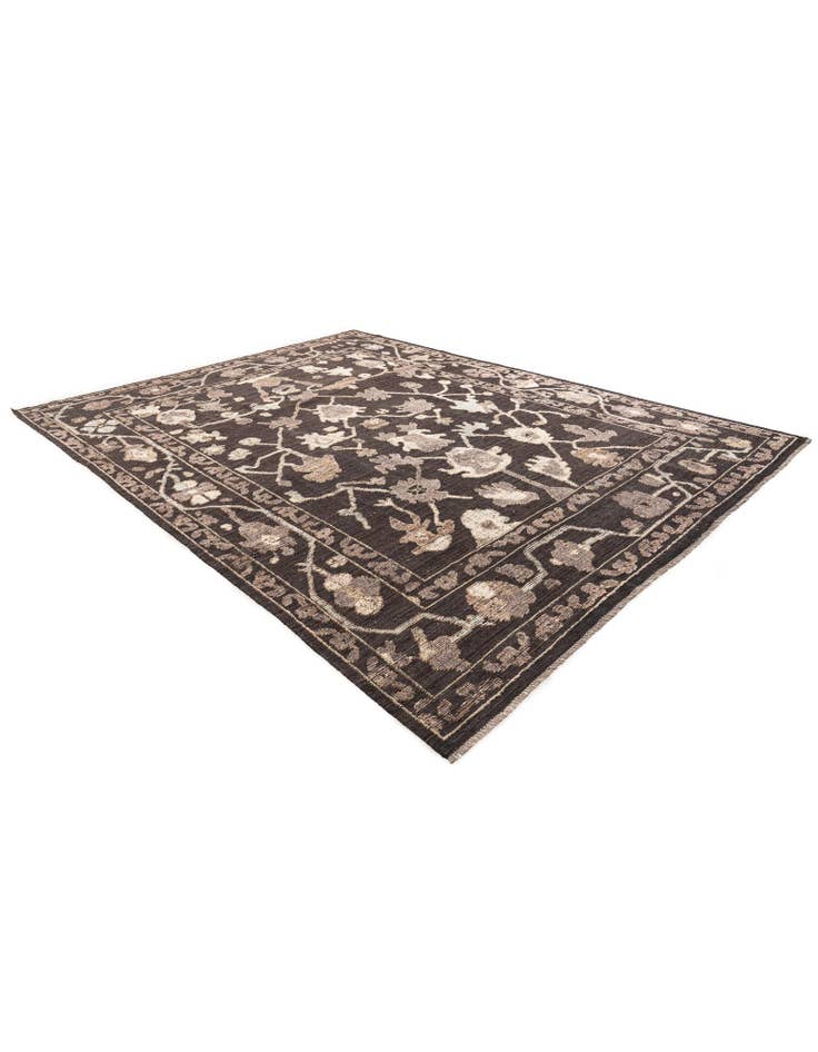 Detail image of 8' 5 x 12' 3 Hand Knotted Oushak Wool Rug