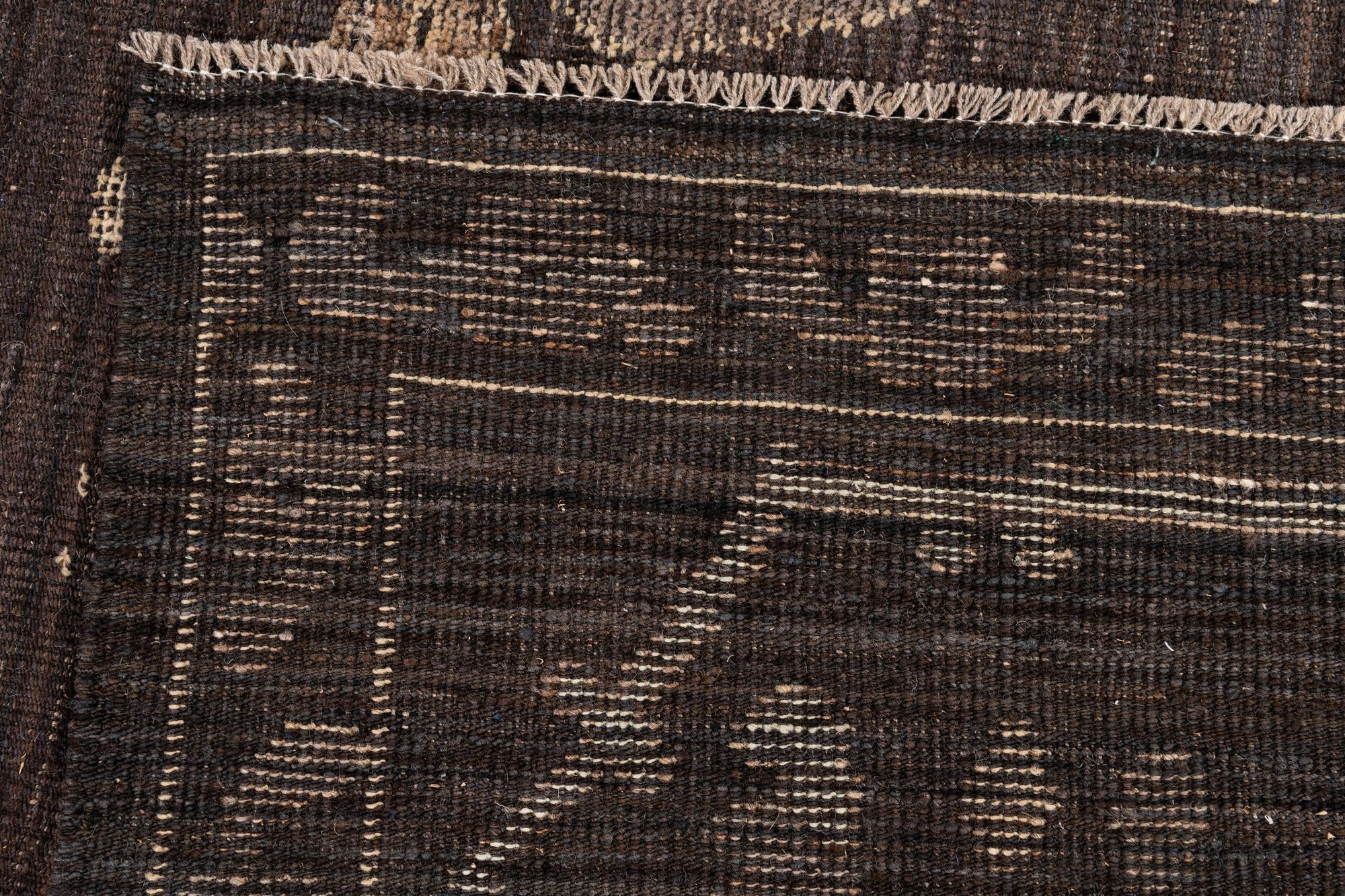 8' 5 x 12' 3 Hand Knotted Oushak Wool Rug