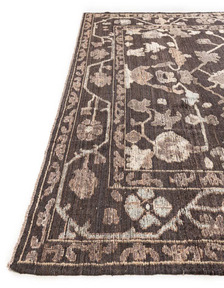 Detail image of 8' 5 x 12' 3 Hand Knotted Oushak Wool Rug