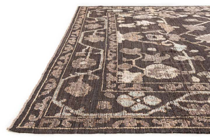 8' 5 x 12' 3 Hand Knotted Oushak Wool Rug