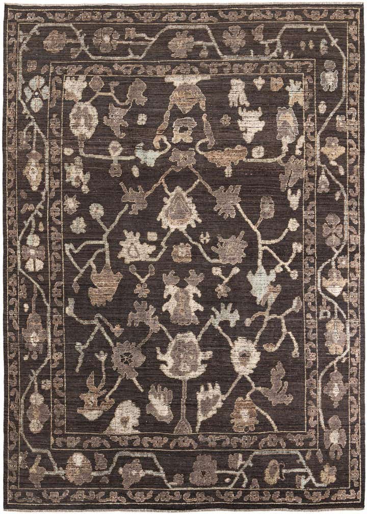 8' 5 x 12' 3 Hand Knotted Oushak Wool Rug