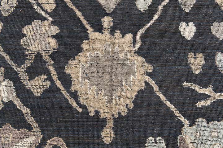 9' 2 x 12' 4 Hand Knotted Oushak Wool Rug